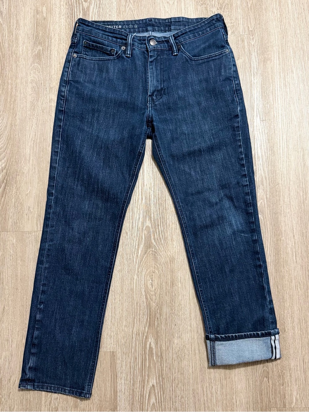 Levis Jeans Mens 32x30 Blue 511 Commuter Slim Stretch Selvedge Bike Denim Pants